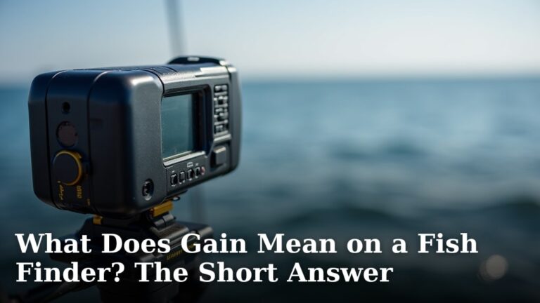 What Does Gain Mean on a Fish Finder? The Short Answer
